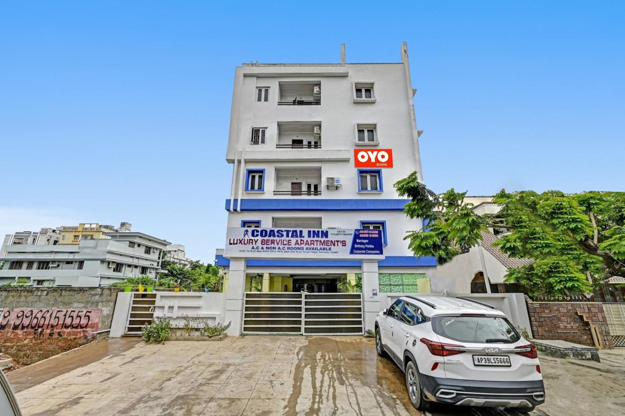 Hotel O Coastal Inn Luxury Service Apartments Kākināda Extérieur photo
